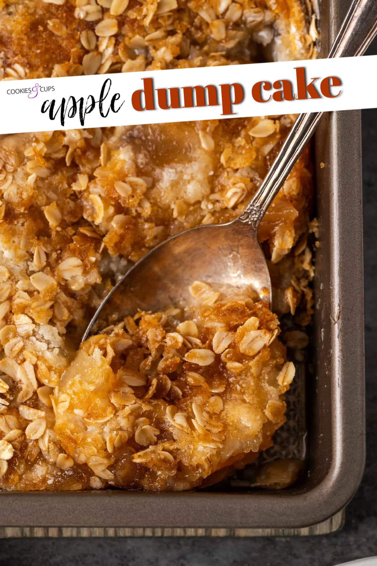 Apple Dump Cake Pinterest Image