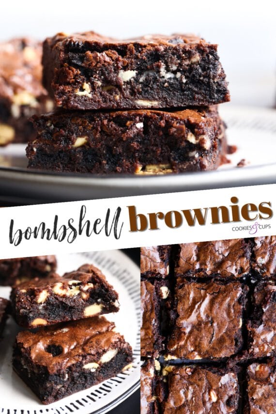 Bombshell Brownies Pinterest Image
