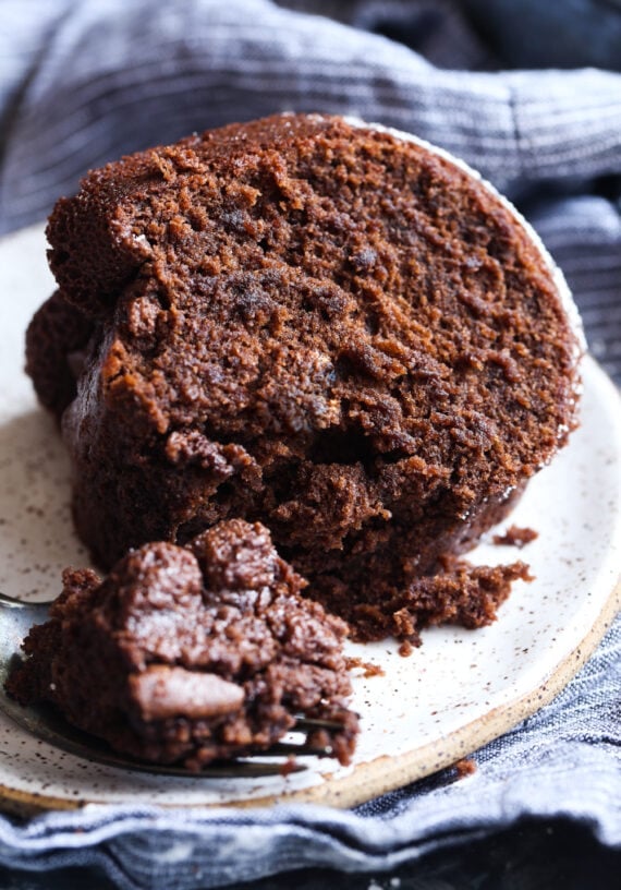 A Moist Slice of the Best Chocolate Pound Cake