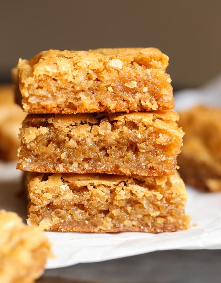 The crazy best chewy coconut bars!