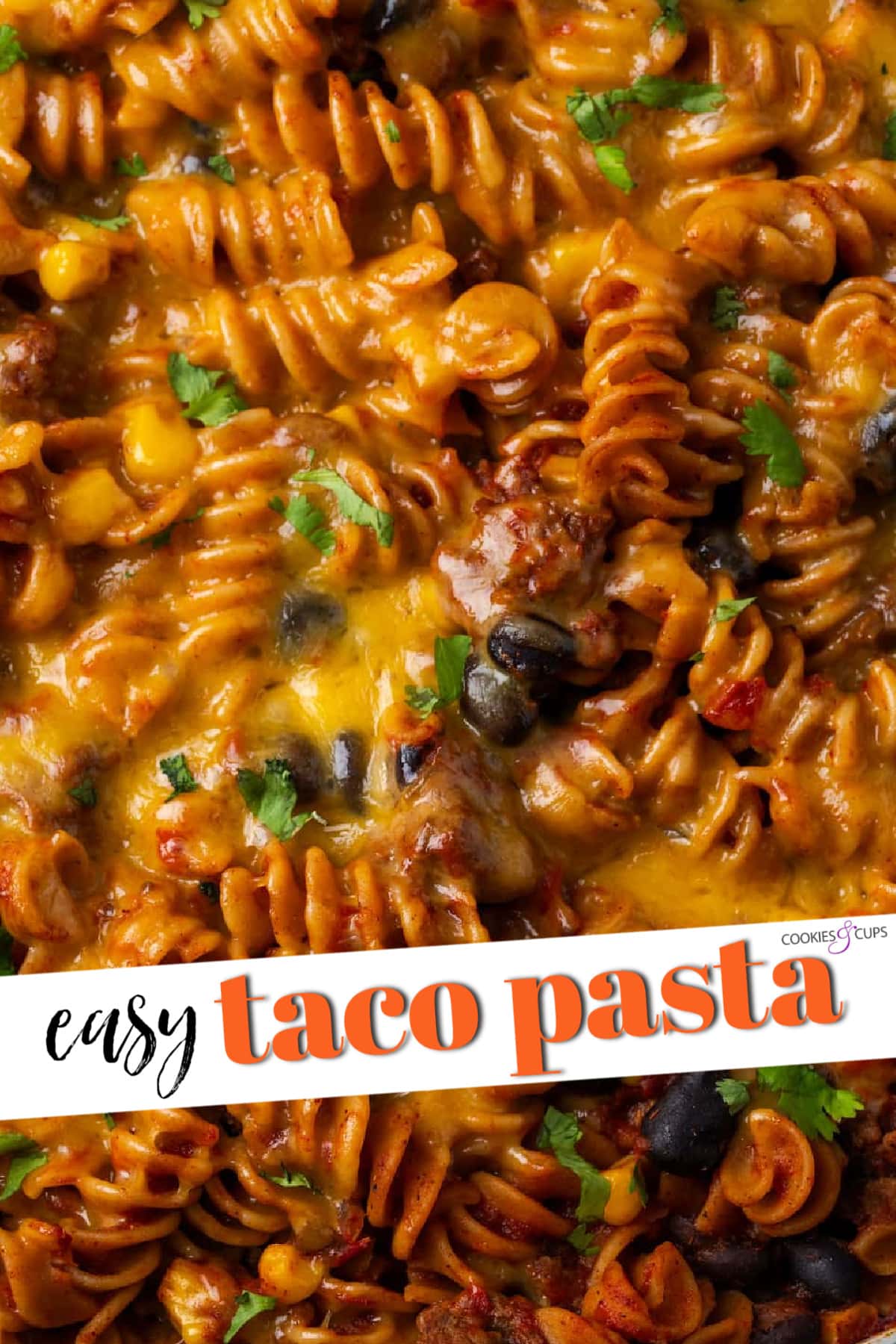 Taco Pasta Pinterest Image