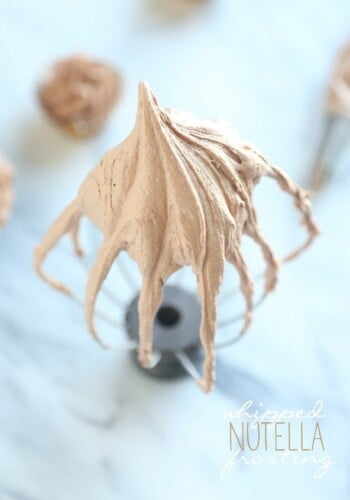 Whipped Nutella Frosting...one of the best things I have ever eaten!!